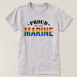 Camiseta Bandeira marinha do arco-íris do orgulho gay