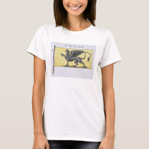 Camiseta Bandeira marítima com o emblema do grifo que