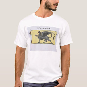 Camiseta Bandeira marítima com o emblema do grifo que