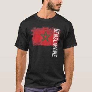 Camiseta Bandeira Marrocos para marroquinos Mulheres Ki