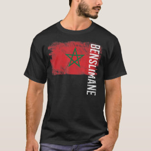 Camiseta Bandeira Marrocos para marroquinos Mulheres Ki