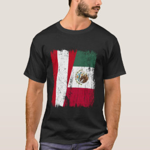 Camiseta Bandeira Meia Áustria México Herança Austríaca Mex