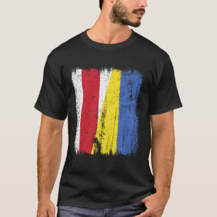 Camiseta Bandeira Meia Belarus Ucrânia Herança Bielorrussa