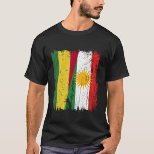 Camiseta Bandeira Meia Bolívia Curdistão Boliviano Curdo Pa