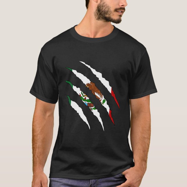 Camiseta Bandeira Mexicana (Frente)
