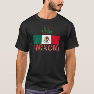 Camiseta Bandeira mexicana 16 de setembro viva México Indep
