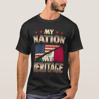 Camiseta Bandeira Mexicana América do México Presente Ameri