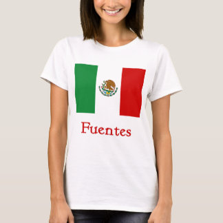 Camiseta Bandeira mexicana de Fuentes