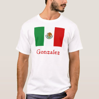 Camiseta Bandeira mexicana de Gonzalez