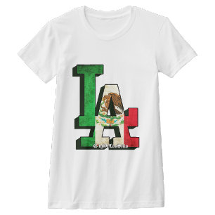 Camiseta Bandeira Mexicana de Los Angeles
