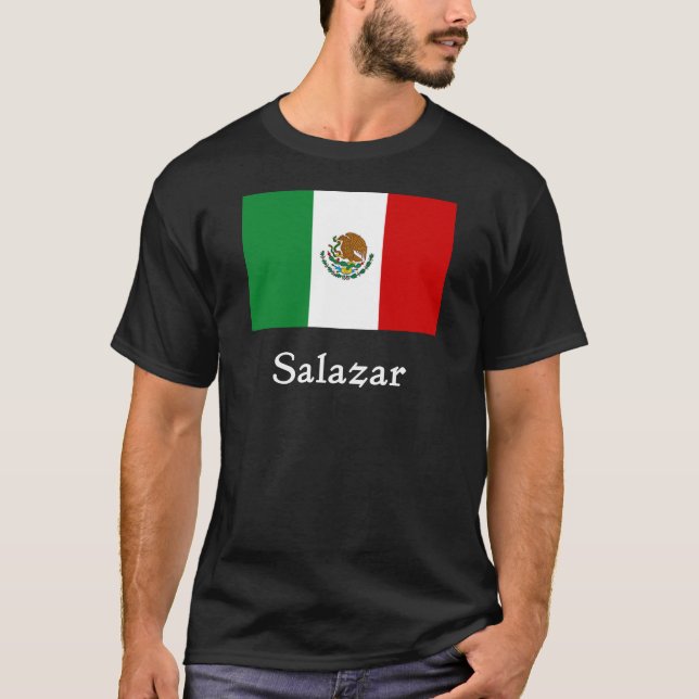 Camiseta Bandeira mexicana de Salazar (Frente)