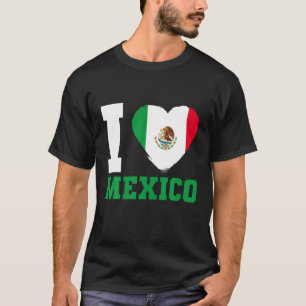 Camiseta Bandeira mexicana I Love México