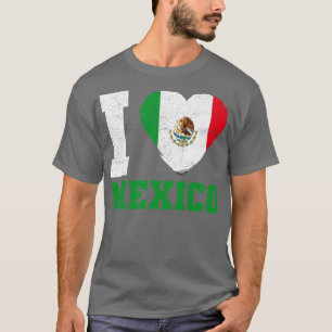 Camiseta Bandeira Mexicana I Love Mexico 1
