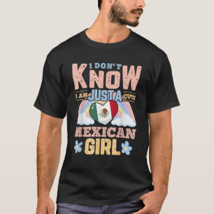 Camiseta Bandeira Mexicana Mulheres e Meninas