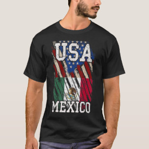 Camiseta Bandeira Mexicana Patriótica Americana Patriótica