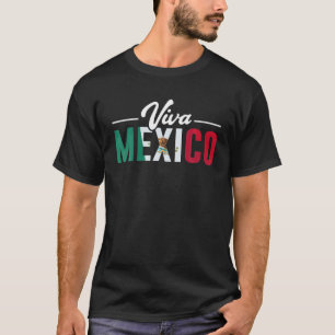 Camiseta Bandeira mexicana torce cultura mexicana através d