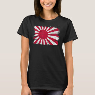 Camiseta Bandeira Militar japonesa apoia Amizade Vinta para