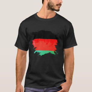 Camiseta Bandeira Mista de Herança Alemã e Bielorrussa