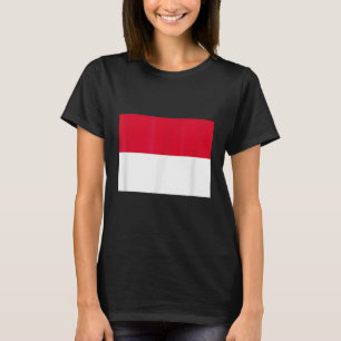 Camiseta bandeira Mônaco