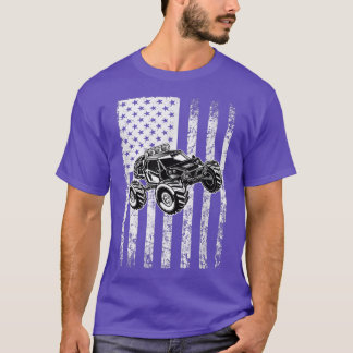 Camiseta Bandeira monstro - roupa de caminhão monstro