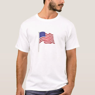 Camiseta Bandeira muito patriótica e "nós sustentamos estas
