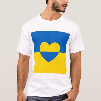 Camiseta Bandeira Nacional У к а ї н/Ucrânia HD р а