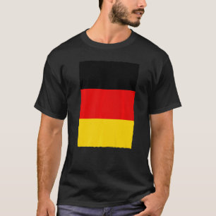 Camiseta Bandeira Nacional Alemã Da Alemanha