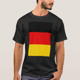 Camiseta Bandeira Nacional Alemã Da Alemanha