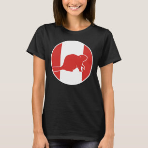 Camiseta Bandeira Nacional Canadense Beaver
