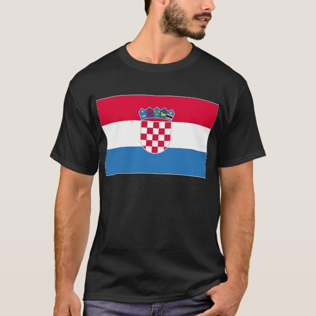 Camiseta Bandeira Nacional Croata (Frente)