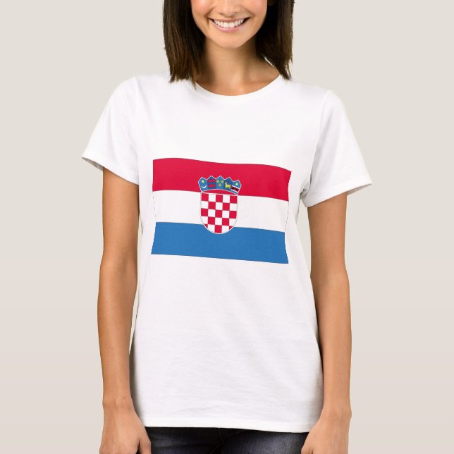Camiseta Bandeira Nacional Croata (Frente)