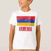 Bandeira Nacional da Armênia (Grunge Look)
