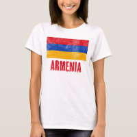 Bandeira Nacional da Armênia (Grunge Look)