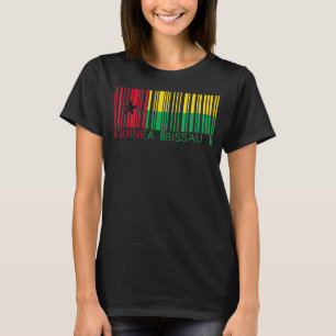 Camiseta Bandeira Nacional da Guiné-Bissau lembrança mascul