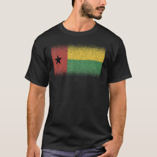 Camiseta Bandeira Nacional da Guiné-Bissau lembrança mascul