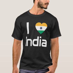 Camiseta Bandeira Nacional da Índia souvenir para homens mu