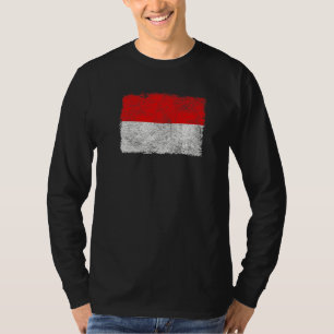 Camiseta Bandeira Nacional Da Indonésia Jacarta