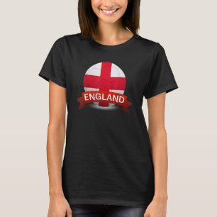 Camiseta Bandeira Nacional da Inglaterra Torcedor de Futebo