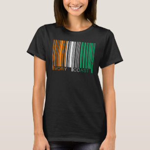 Camiseta Bandeira Nacional da lembrança da Costa do Marfim