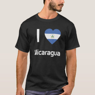Camiseta Bandeira Nacional da Nicarágua do souvenir para ho