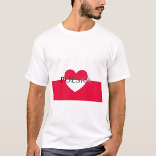 Camiseta Bandeira Nacional da Polônia - Rzeczpospolita Pols