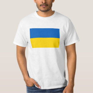 Camiseta Bandeira Nacional da Ucrânia