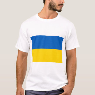 Camiseta Bandeira Nacional da Ucrânia/к р ї а н а