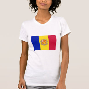 Camiseta Bandeira Nacional de Andorra