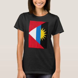 Camiseta Bandeira Nacional de Antígua e Barbuda
