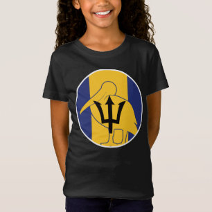 Camiseta Bandeira Nacional de Barbados Pelican Barbadiano