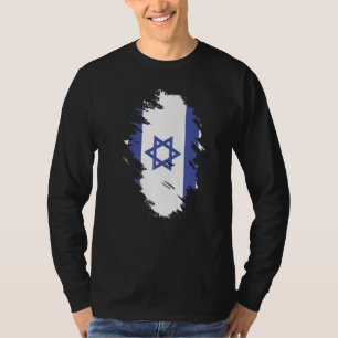 Camiseta Bandeira Nacional de Israel souvenir para homens m