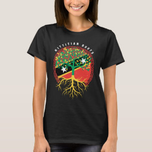 Camiseta Bandeira Nacional de Saint Kitts e Nevis Raízes Ki