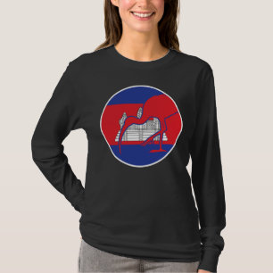 Camiseta Bandeira Nacional do Cambodja Ibis Cambojana