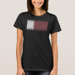 Camiseta Bandeira Nacional do Catar souvenir para homens